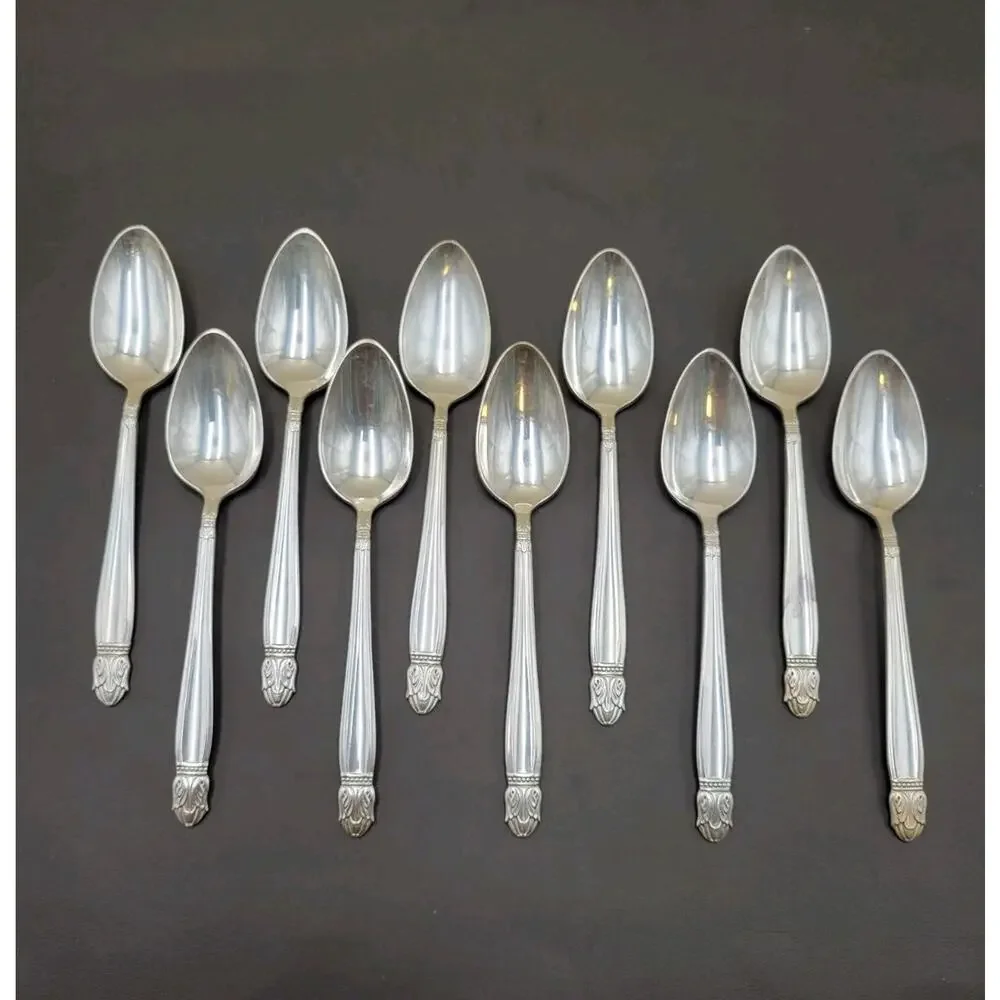 Service for 6 DANISH PRINCESS Silverplate Holmes & Edwards Flatware Set in Case